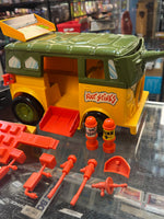 Party Wagon 0939 (Vintage TMNT Ninja Turtles, Playmates) **COMPLETE** - Bitz & Buttons