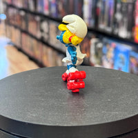 Smurfette Rollerblade Smurf Mini Figure 77821 (Vintage Smurfs, Schliech Peyo)