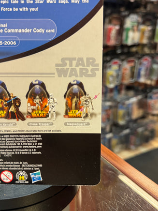 Clone Commander Cody Proof Foil Card (Star Wars Vintage Collection, Hasbro) - Bitz & Buttons