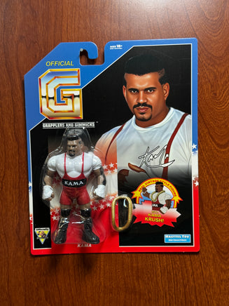 Kama Mustafa (Grapplers & Gimmicks WWF, Hasttel Toys) - Bitz & Buttons