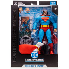 Superman & Krypto -- Return Of Superman(McFarlane Multiverse DC Comics)