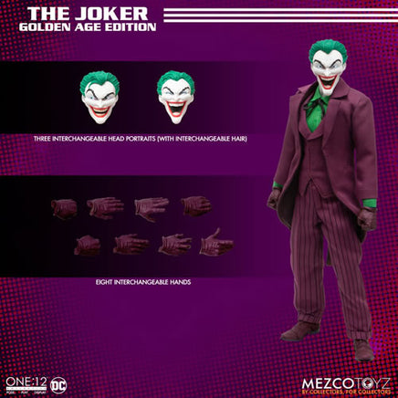 Golden Age Joker (Mezco One:12, DC Comics) SEALED - Bitz & Buttons