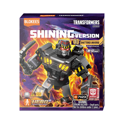 Shattered Universe Shiny Version 03 (Transformers Shining, Blokees) SEALED - Bitz & Buttons