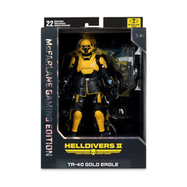 TR-40 Gold Eagle -GAMING EDITION- (Helldivers, McFarlane) *SEALED*