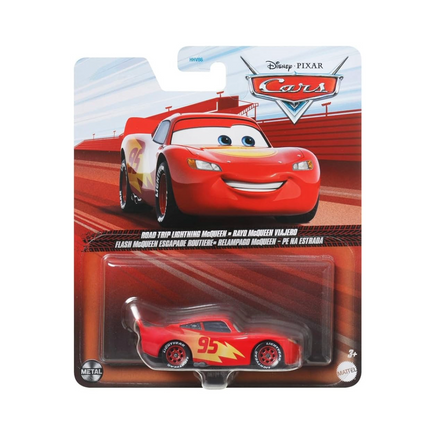 Road Trip Lightning McQueen (Pixar Cars, Mattel Diecast) - Bitz & Buttons