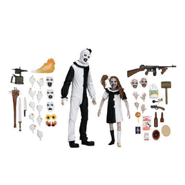 Art the Clown & The Little Pale Girl (Terrifier, NECA) **SEALED** - Bitz & Buttons