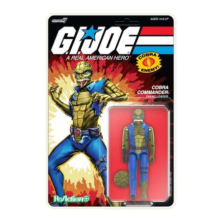 Once A Man Cobra Commander (Vintage Style GI Joe, Super7 Reaction+ ) - Bitz & Buttons