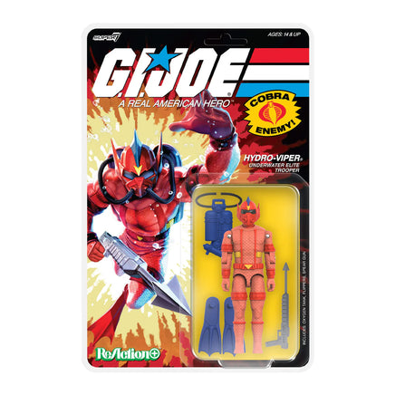 Hydro Viper -Comics- (Vintage Style GI Joe, Super7 Reaction+) *SEALED* - Bitz & Buttons