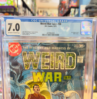 Weird War Tales #58 (DC Comics, CGC Graded 7.0 WHITE)