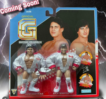 Strike Force with Jackets 2 Pack (Grapplers & Gimmicks WWF, Hasttel Toys) - Bitz & Buttons