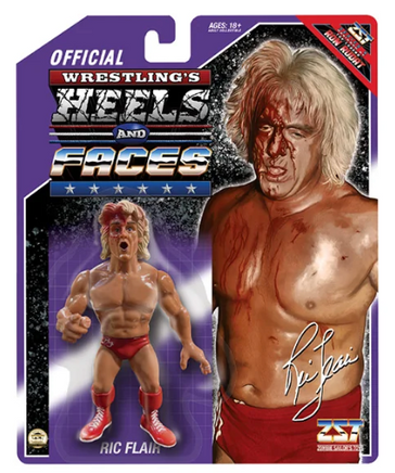 Bloody Ric Flair (ZST Heels & Faces, WWE) *Sealed* - Bitz & Buttons