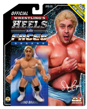 Dino Bravo (ZST Heels & Faces, WWE) *Sealed* - Bitz & Buttons