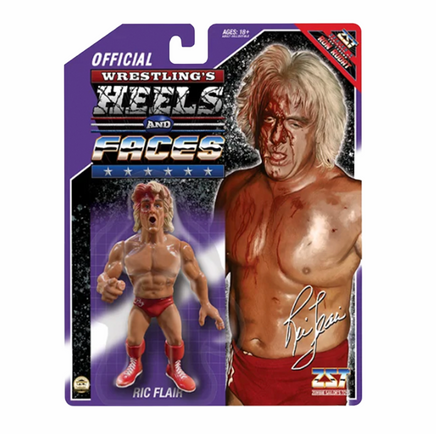 Bloody Ric Flair (ZST Heels & Faces, WWE) *Sealed* - Bitz & Buttons