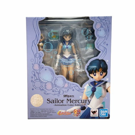 Sailor Mercury -Animation Color Edition- (Bandai SH Figuarts, Sailor Moon) *SEALED* - Bitz & Buttons