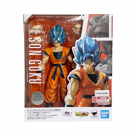 Super Saiyan God Super Saiyan Son Goku (Dragon Ball DBZ, Bandai SH Figuarts) SEALED - Bitz & Buttons