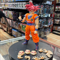 Super Saiyan God Goku (Bandai SH Figuarts, Dragon Ball) COMPLETE - Bitz & Buttons