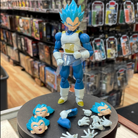 SSGSS Vegeta Unwavering Saiyan Pride (Bandai SH Figuarts, Dragon Ball Super) COMPLETE - Bitz & Buttons