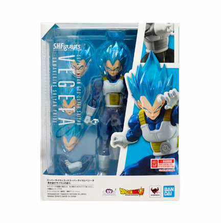 Saiyan God Super Saiyan Vegeta Unwavering Saiyan Pride (Bandai SH Figuarts, Dragon Ball) *SEALED* - Bitz & Buttons