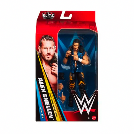 Alex Shelley Series 124 (WWE Elite, Mattel) SEALED - Bitz & Buttons