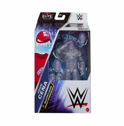 Transparent John Cena -Exclusive- (WWE Elites, Mattel) SEALED - Bitz & Buttons