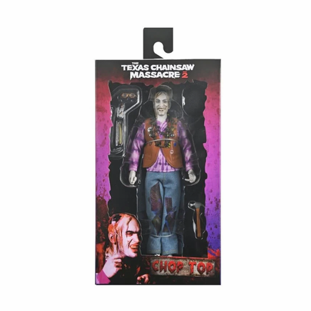 Chop Top -Clothed 8 Inch Figure- (NECA, Texas Chainsaw) SEALED - Bitz & Buttons