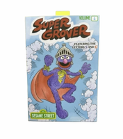 Super Grover Ultimate (Sesame Street, NECA) SEALED - Bitz & Buttons