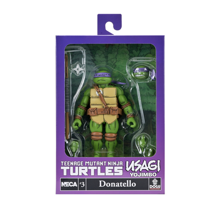 Donatello TMNT x Usagi Yojimbo (TMNT Ninja Turtles, NECA) SEALED - Bitz & Buttons