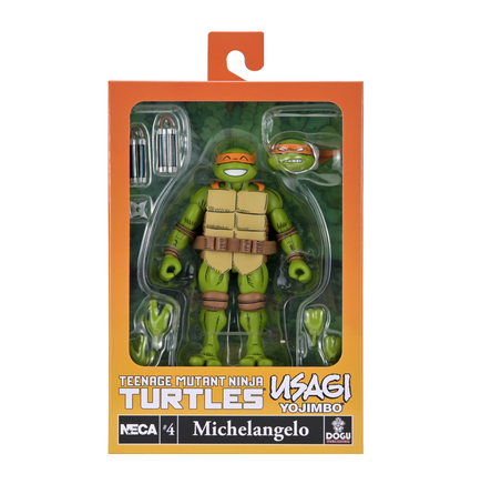 Michaelangelo TMNT x Usagi Yojimbo (TMNT Ninja Turtles, NECA) SEALED - Bitz & Buttons