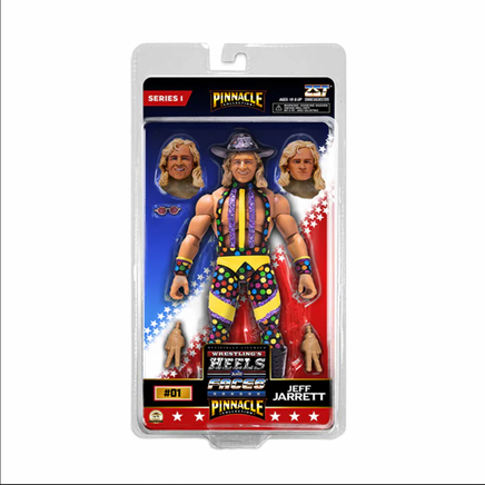 Jeff Jarrett #1 -Pinnacle Collection- (ZST Heels & Faces, WWE) *Sealed* - Bitz & Buttons