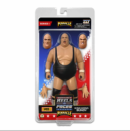 King Kong Bundy #3 -Pinnacle Collection- (ZST Heels & Faces, WWE) *Sealed* - Bitz & Buttons