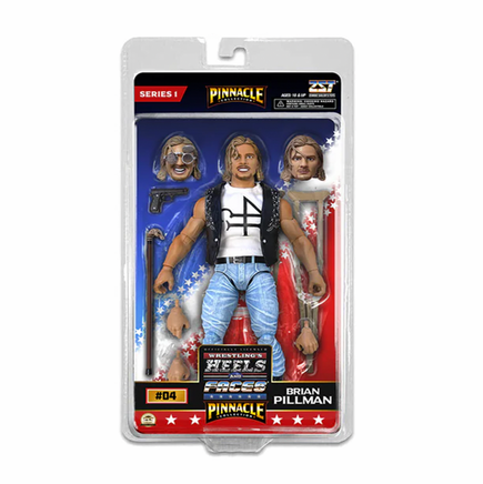 Brian Pillman #4 -Pinnacle Collection- (ZST Heels & Faces, WWE) *Sealed* - Bitz & Buttons
