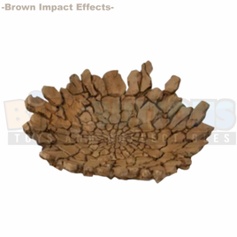 Brown Impact Effect -For SH Figuarts- (Anime Action Figure Effects, Bitz Effects) - Bitz & Buttons