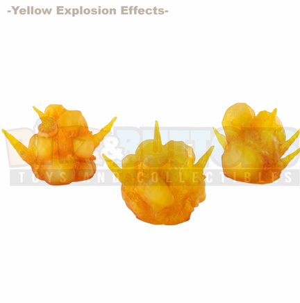 Orange Explosion Effect -For SH Figuarts- (Anime Action Figure Effects, Bitz Effects) - Bitz & Buttons