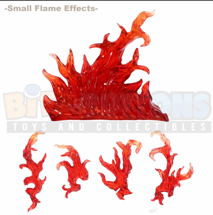 Small Flame Effect -For SH Figuarts- (Anime Action Figure Effects, Bitz Effects) - Bitz & Buttons