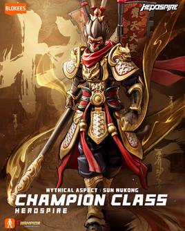 Sun Wukong Herospire Champion Class CC01 (Mythical Aspect Ver.) (Journey to the West, Blokees) **SEALED**