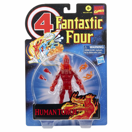 Human Torch Retro Card (Marvel Legends Retro, Hasbro) *SEALED*