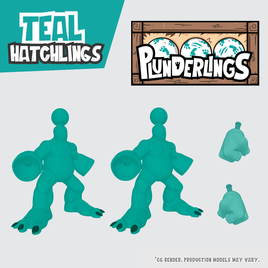 Teal Hatchlings (Plunderlings, Lone Coconut)