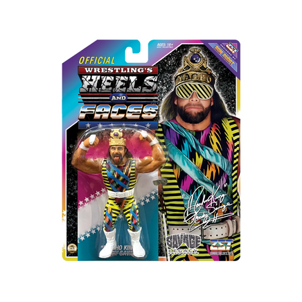 Mach King Randy Savage (ZST Heels & Faces, WWE) *Sealed* - Bitz & Buttons