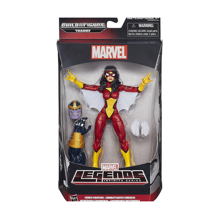 Spider Woman BAF Avengers Thanos (Marvel Legends, Hasbro) - Bitz & Buttons