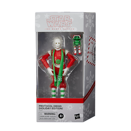 Holiday Edition Protocol Droid (Star Wars Black Series, Hasbro) - Bitz & Buttons