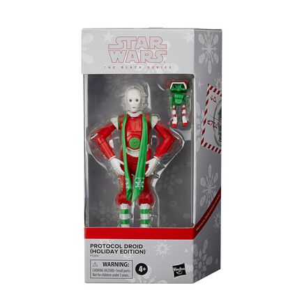 Holiday Edition Protocol Droid (Star Wars Black Series, Hasbro) - Bitz & Buttons