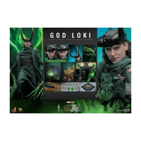 God Loki DX40 (Hot Toys, Marvel) **NEW**