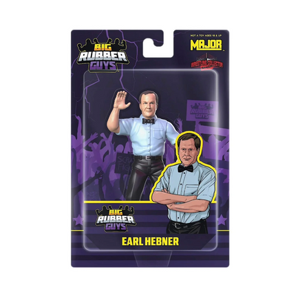 Earl Hebner Referee (Big Rubber Guys, Major Wrestling Figure Podcast) - Bitz & Buttons