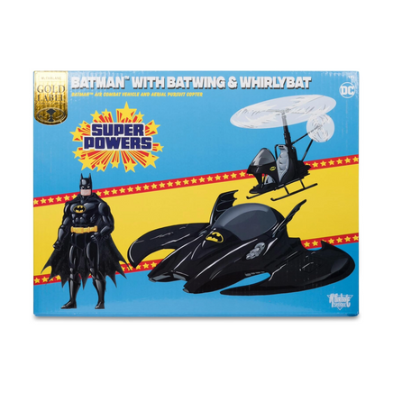 Batman with Batwing & Whirlybat 3pk (DC Super Powers, McFarlane) **SEALED** - Bitz & Buttons