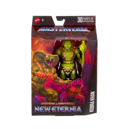 New Eternia Kobra Khan (MOTU Masterverse, Mattel) SEALED - Bitz & Buttons