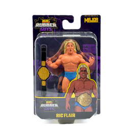 Rick Flair with Belt (Big Rubber Guys, Major Wrestling Figure Podcast) **NEW** - Bitz & Buttons