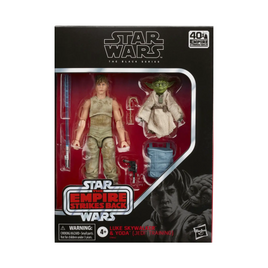 Luke Skywalker Dagobah und Yoda (Star Wars, Schwarze Serie)