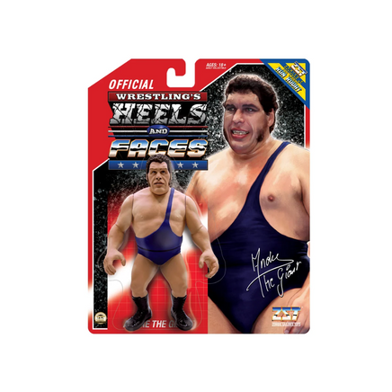 Andre The Giant Blue Trunks  (ZST Heels & Faces, WWE) *Sealed* - Bitz & Buttons