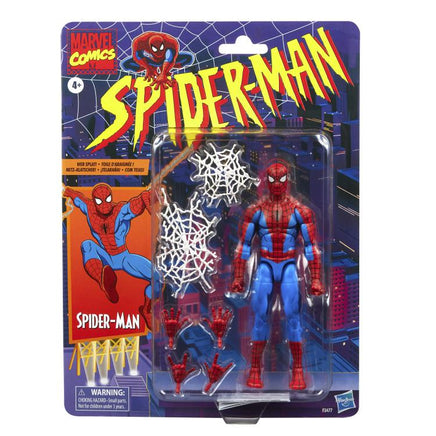 Cel Shaded Spider-Man  (Marvel Legends Retro, Hasbro) - Bitz & Buttons