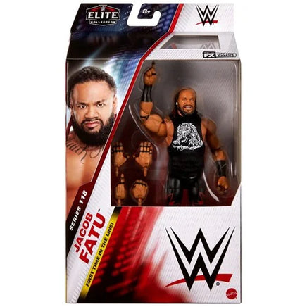 Jacob Fatu Series 118 (WWE Elite, Mattel) - Bitz & Buttons